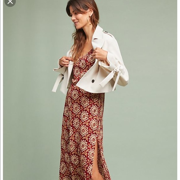 🎉HP🎉 NWT Corey Lynn Calter Ana Velvet Slip Dress - Picture 4 of 7